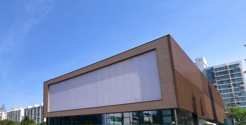 전주 도내기샘 국민체육센터 단파텀 K12 파사드